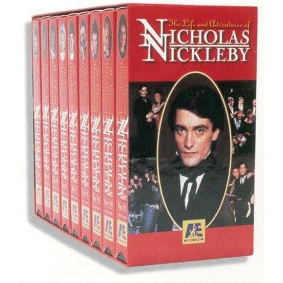 A&E The Life and Adventures of Nicholas Nickleby VHS 9 Tapes - Picture 1 of 1
